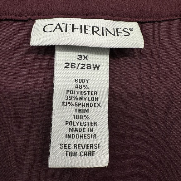 Catherines Jacket Kimono Size 3X Stretch Velvet Burnout Whimsigoth Witchy Boho - Picture 8 of 10